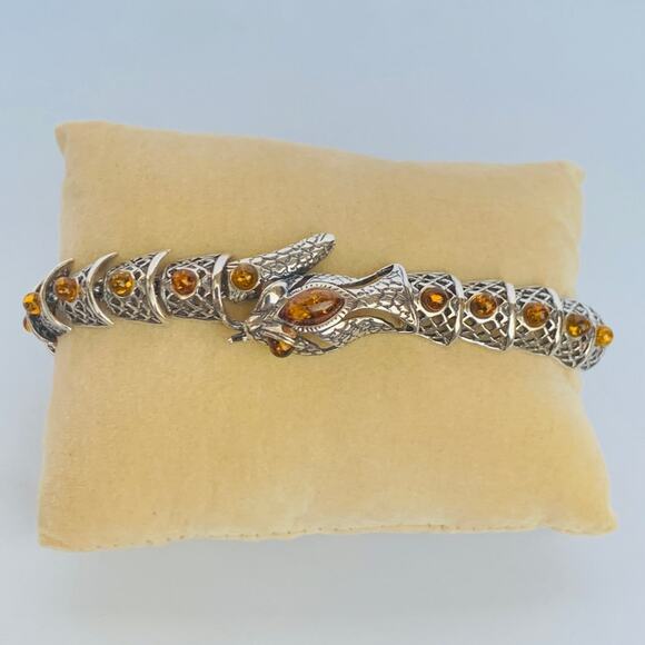 Sterling Silver Snake Bracelet